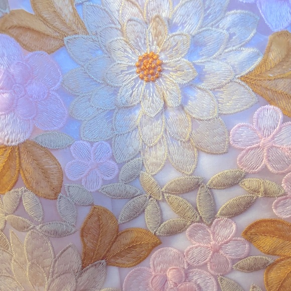 Anthropologie Floral Appliqué Embroidered Dress - Picture 13 of 15